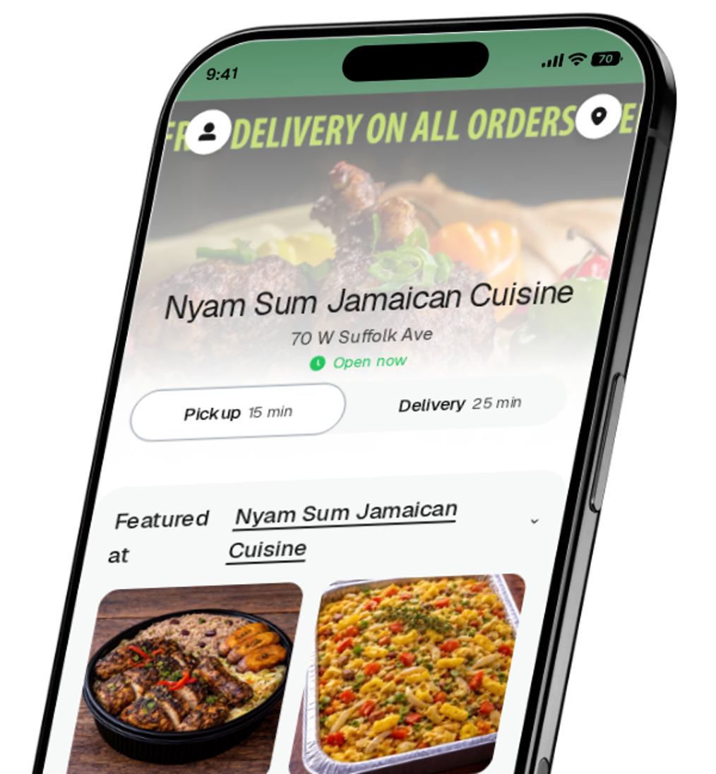 Nyam Sum Jamaican Cuisine app preview